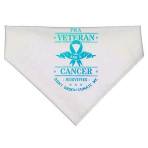 Cancer Survivor Veteran Chemotherapy Warrior Gift USA-Made Doggie Bandana