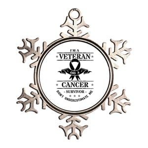 Cancer Survivor Veteran Chemotherapy Warrior Gift Metallic Star Ornament