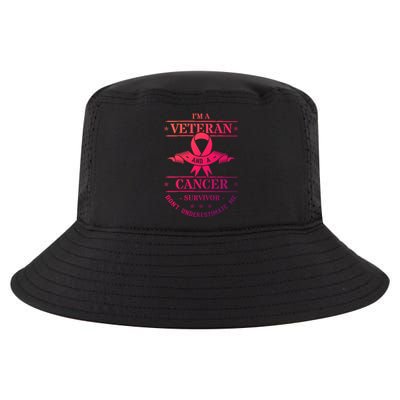 Cancer Survivor Veteran Chemotherapy Warrior Gift Cool Comfort Performance Bucket Hat