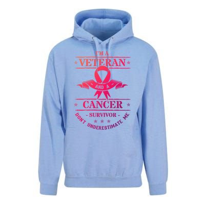 Cancer Survivor Veteran Chemotherapy Warrior Gift Unisex Surf Hoodie