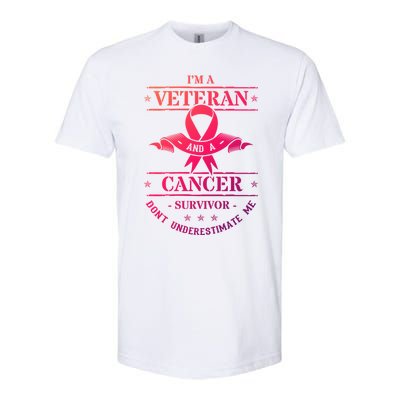 Cancer Survivor Veteran Chemotherapy Warrior Gift Softstyle® CVC T-Shirt