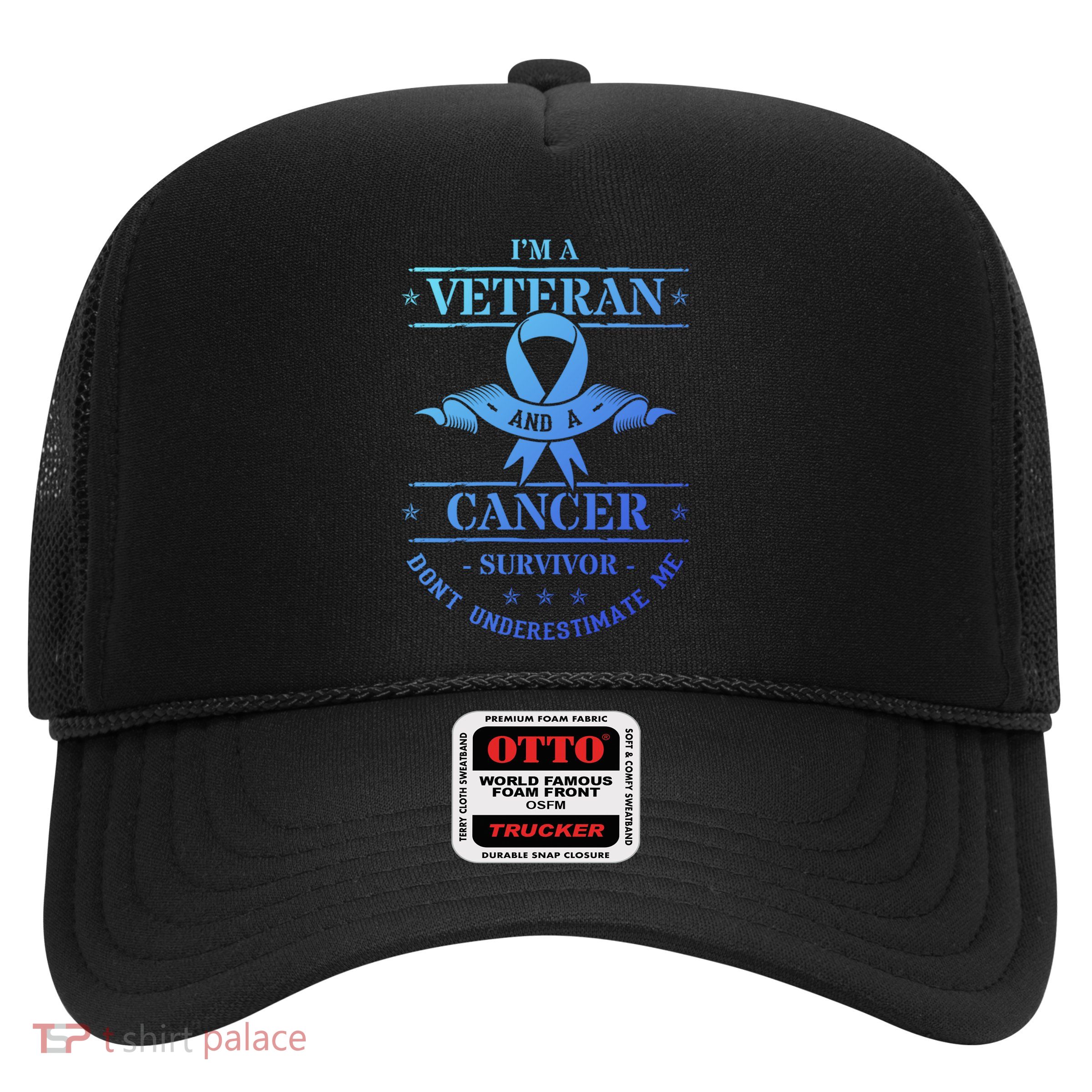 Cancer Survivor Veteran Chemotherapy Warrior Gift Trucker Hat