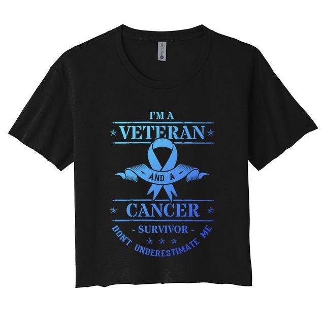 Cancer Survivor Veteran Chemotherapy Warrior Gift Crop Top