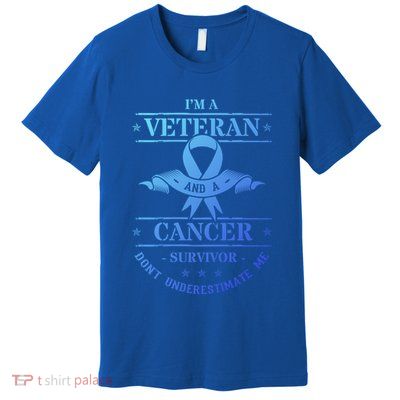 Cancer Survivor Veteran Chemotherapy Warrior Gift Premium T-Shirt