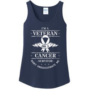 Cancer Survivor Veteran Chemotherapy Warrior Ladies Essential Tank