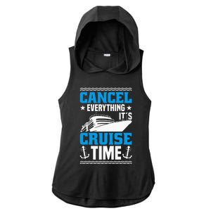 Cruising Ship Vacation Party & Family Cruising Crew Cruise Ladies PosiCharge Tri-Blend Wicking Draft Hoodie Tank