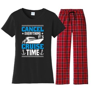 Cruising Ship Vacation Party & Family Cruising Crew Cruise Women's Flannel Pajama Set