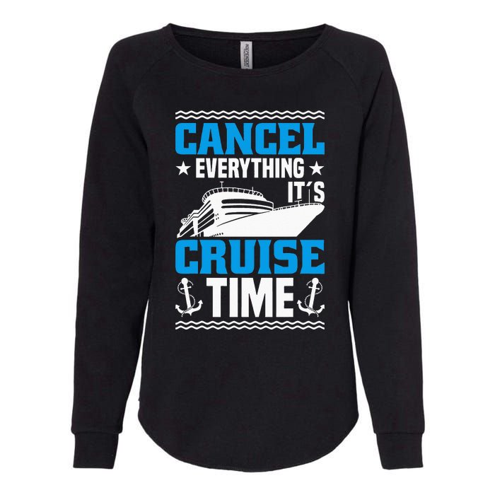 Cruising Ship Vacation Party & Family Cruising Crew Cruise Womens California Wash Sweatshirt