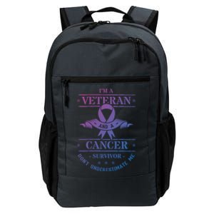 Cancer Survivor Veteran Chemotherapy Warrior Gift Daily Commute Backpack