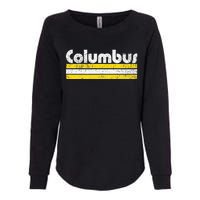 Columbus Soccer Vintage City Womens California Wash Sweatshirt