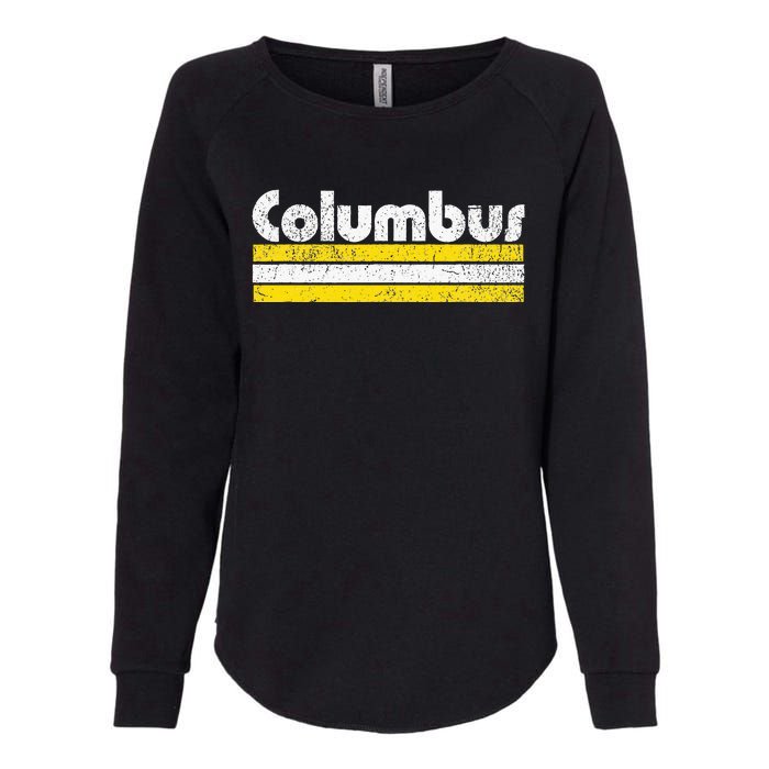 Columbus Soccer Vintage City Womens California Wash Sweatshirt