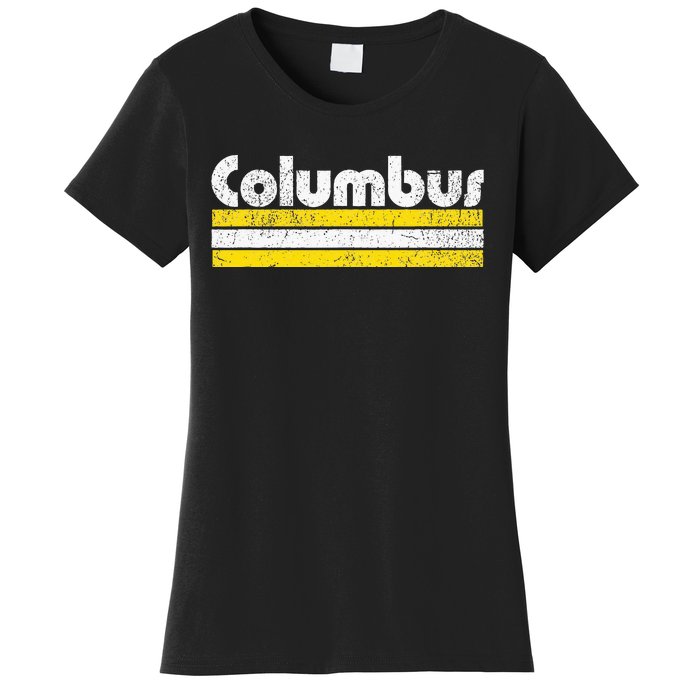 Columbus Soccer Vintage City Women's T-Shirt