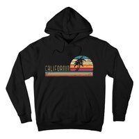 Cali Summer Vacation Ca Palm Trees Usa Retro California Hoodie