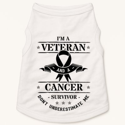 Cancer Survivor Veteran Chemotherapy Warrior Doggie Tank