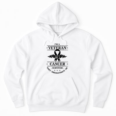 Cancer Survivor Veteran Chemotherapy Warrior Hoodie