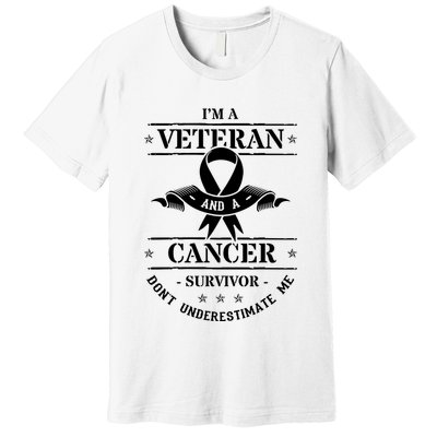 Cancer Survivor Veteran Chemotherapy Warrior Premium T-Shirt