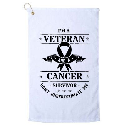 Cancer Survivor Veteran Chemotherapy Warrior Golf Towel