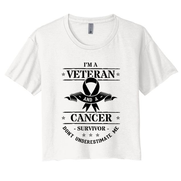 Cancer Survivor Veteran Chemotherapy Warrior Crop Top