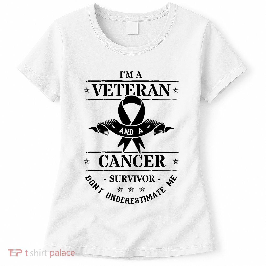 Cancer Survivor Veteran Chemotherapy Warrior Womens T-Shirt