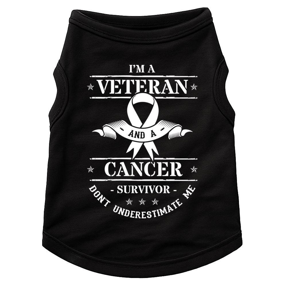 Cancer Survivor Veteran Chemotherapy Warrior Doggie Tank