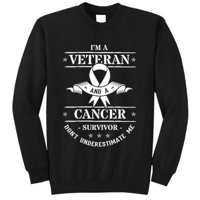 Cancer Survivor Veteran Chemotherapy Warrior Sweatshirt
