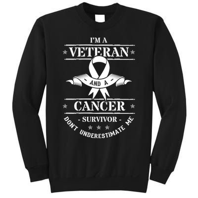 Cancer Survivor Veteran Chemotherapy Warrior Sweatshirt