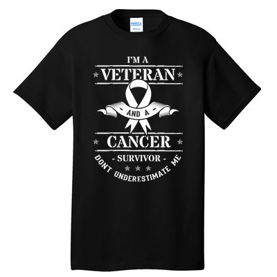 Cancer Survivor Veteran Chemotherapy Warrior Tall T-Shirt