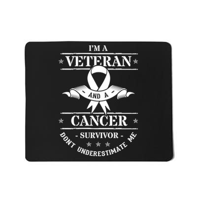 Cancer Survivor Veteran Chemotherapy Warrior Mousepad