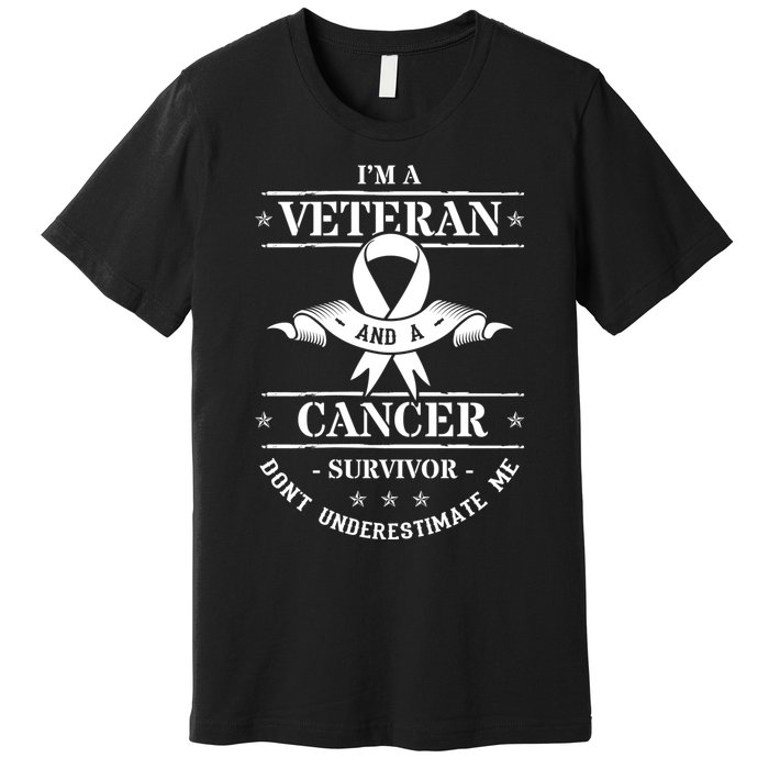 Cancer Survivor Veteran Chemotherapy Warrior Premium T-Shirt