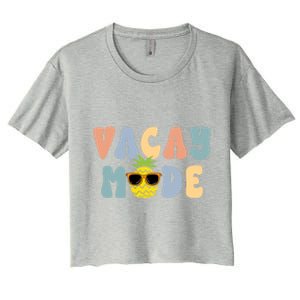 Cute Summer Vacay Mode Family Vacation Squad Gift Women's Crop Top Tee