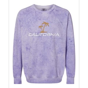 California Summer Vacation Colorblast Crewneck Sweatshirt