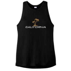 California Summer Vacation Ladies PosiCharge Tri-Blend Wicking Tank