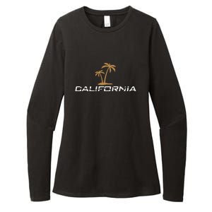 California Summer Vacation Womens CVC Long Sleeve Shirt