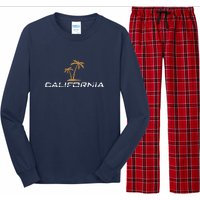 California Summer Vacation Long Sleeve Pajama Set