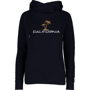 California Summer Vacation Womens Funnel Neck Pullover Hood