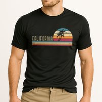 Cali Summer Vacation CA Palm Trees USA Retro California Cooling Performance Crew T-Shirt