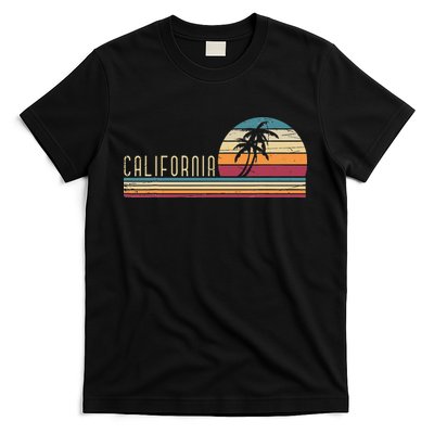 Cali Summer Vacation CA Palm Trees USA Retro California T-Shirt