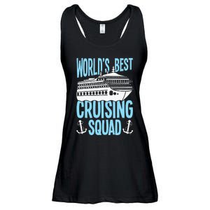 Cruising Ship Vacation Birthday Party Cruising Crew Cruise Ladies Essential Flowy Tank