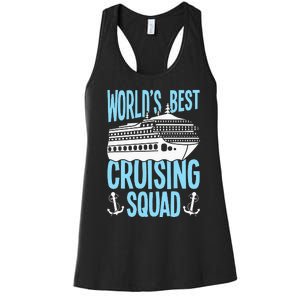 Cruising Ship Vacation Birthday Party Cruising Crew Cruise Women's Racerback Tank