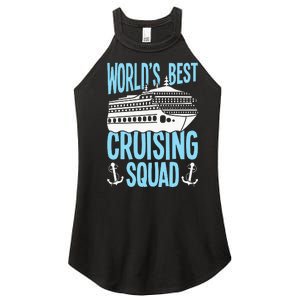 Cruising Ship Vacation Birthday Party Cruising Crew Cruise Women's Perfect Tri Rocker Tank