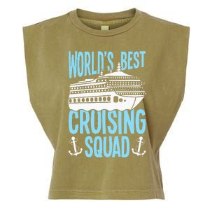 Cruising Ship Vacation Birthday Party Cruising Crew Cruise Garment-Dyed Women's Muscle Tee