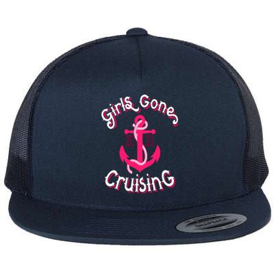 Cruise Ship Vacation Matching Family Cruise Trip Gift Flat Bill Trucker Hat