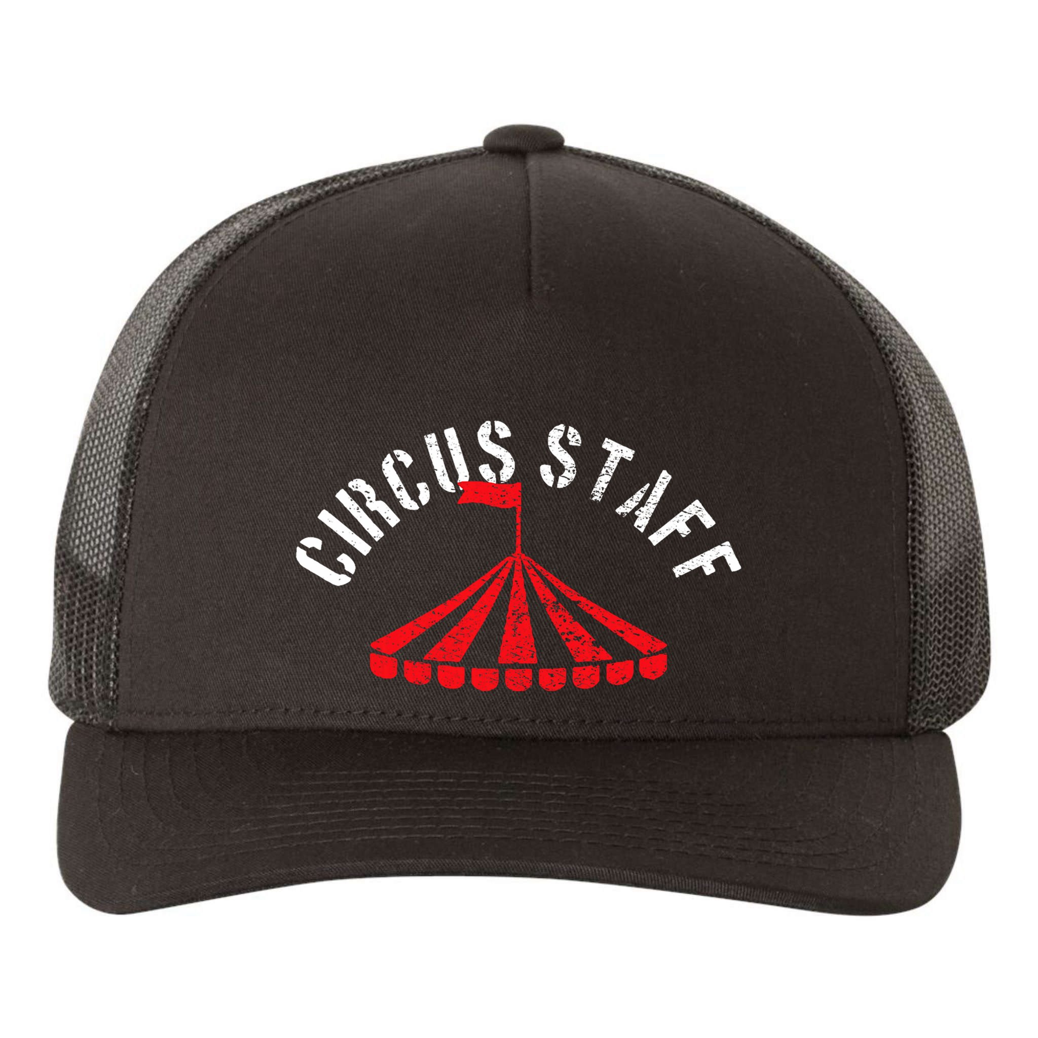 Circus Staff Vintage Birthday Theme Gift Yupoong Adult 5-Panel Trucker Hat