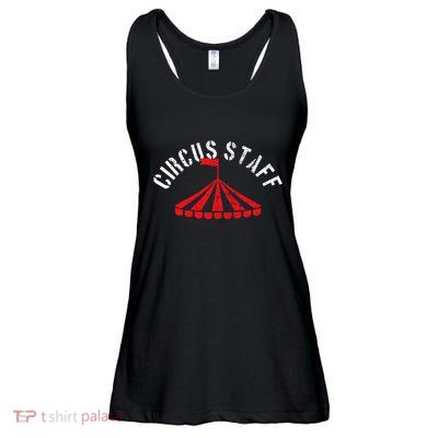 Circus Staff Vintage Birthday Theme Gift Ladies Essential Flowy Tank