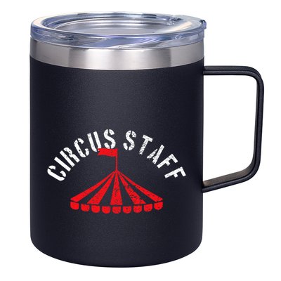 Circus Staff Vintage Birthday Theme Gift 12oz Stainless Steel Coffee Mug