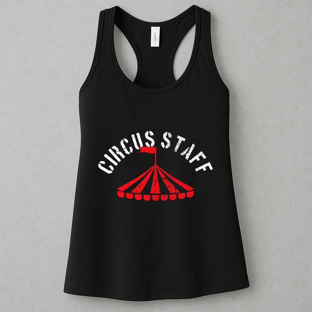 Circus Staff Vintage Birthday Theme Gift Womens Tank Top
