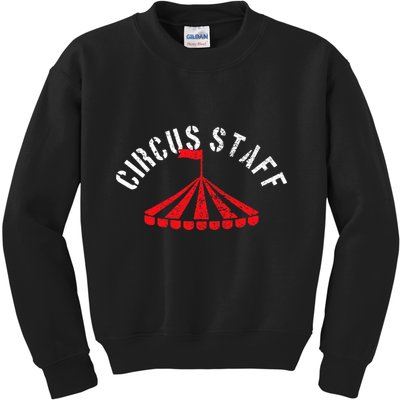 Circus Staff Vintage Birthday Theme Gift Kids Sweatshirt