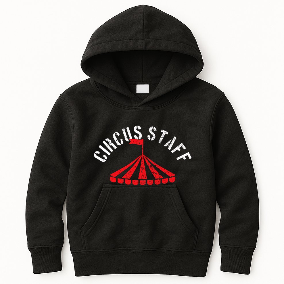 Circus Staff Vintage Birthday Theme Gift Kids Hoodie
