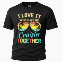 Cruise Ship Vacation Friends Buddies Couples Girl I Love It Cooling Performance Crew T-Shirt