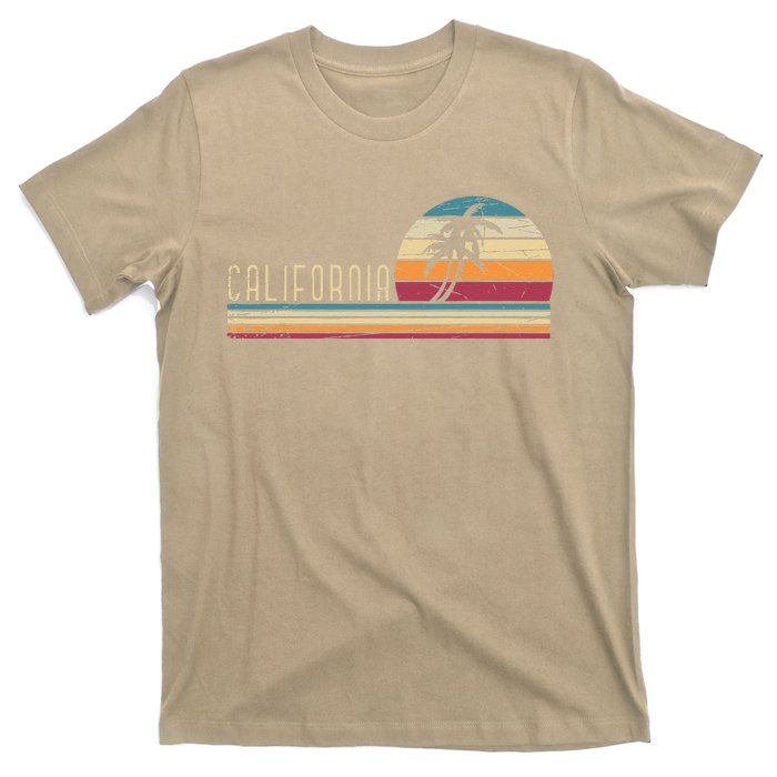 Cali Summer Vacation CA Palm Trees USA Retro California T-Shirt